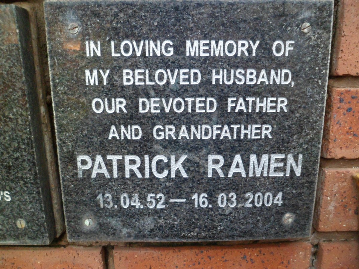 RAMEN Patrick 1952-2004