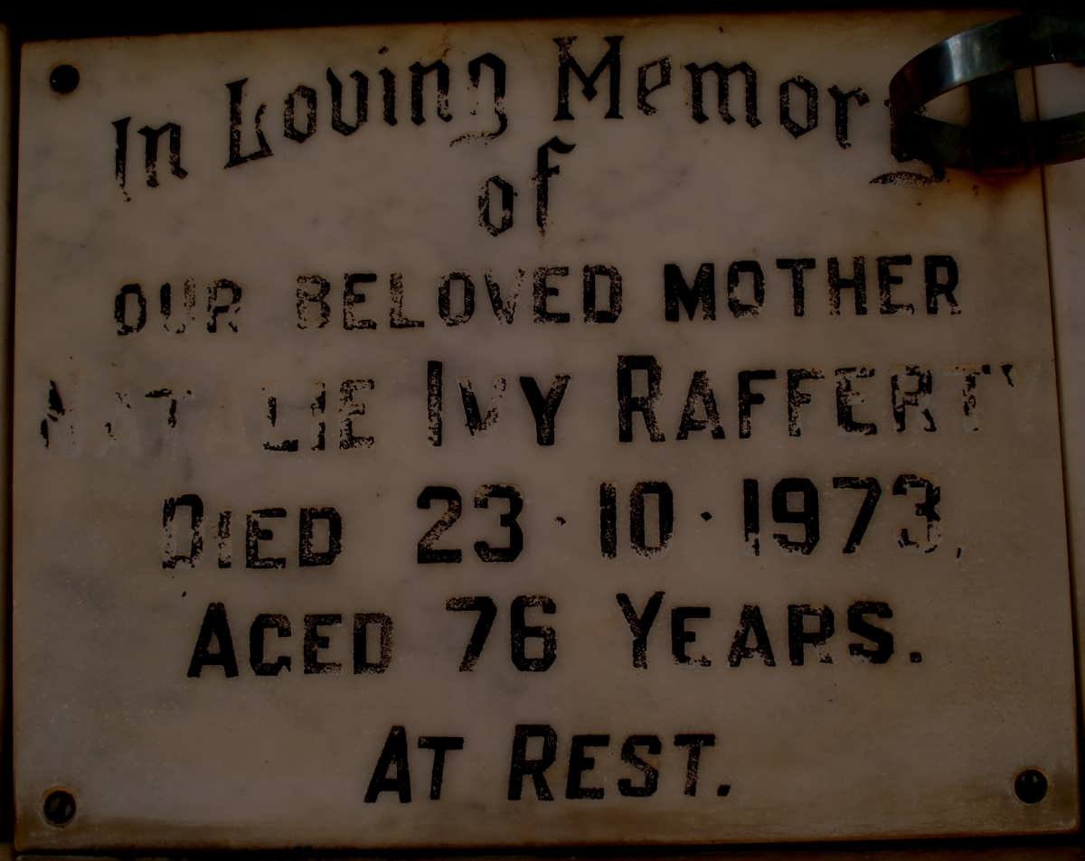 RAFFERTY Natalie Ivy -1973