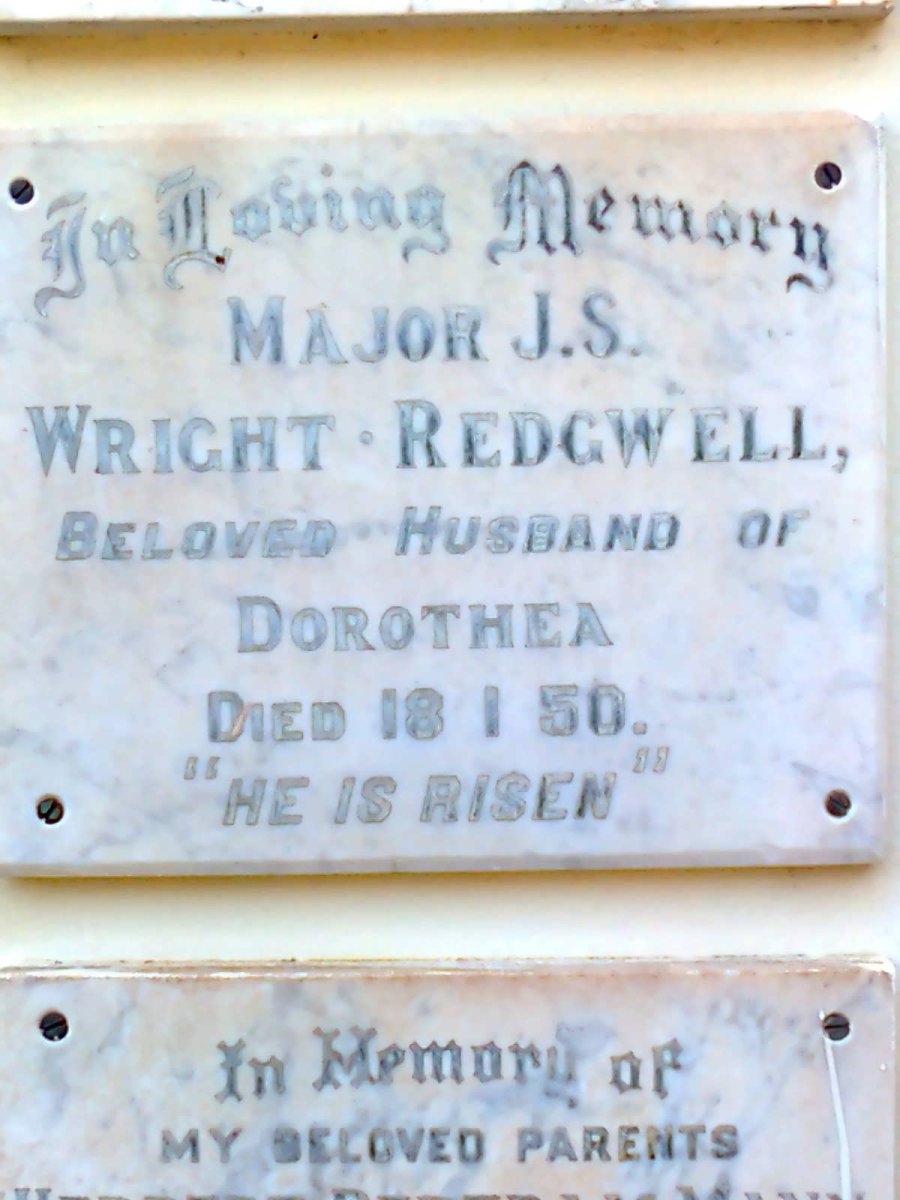 REDGWELL J.S., Wright -1950