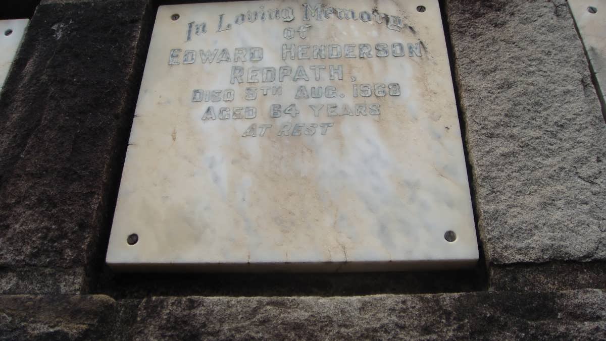 REDPATH Edward Henderson -1968