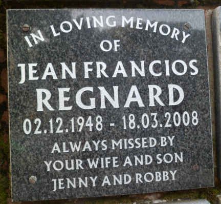 REGNARD Jean Francios 1948-2008