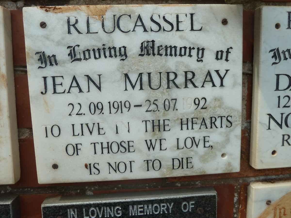 REUCASSEL Jean Murray 1919-1992