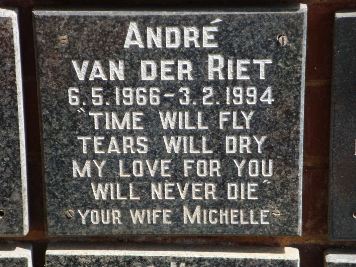 RIET André, van der 1966-1994