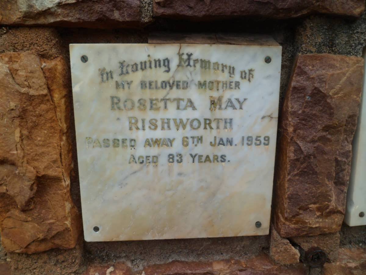 RISHWORTH Rosetta May -1959