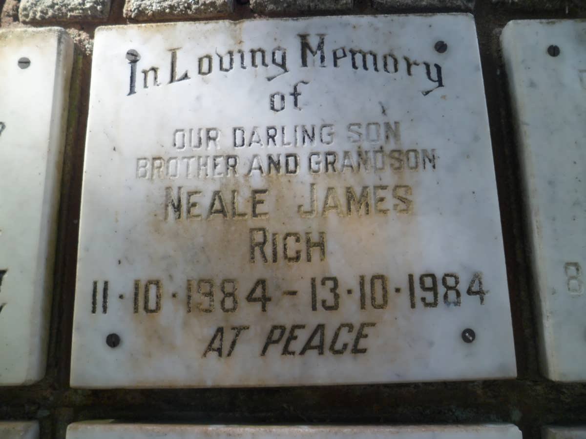 RICH Neale James 1984-1984