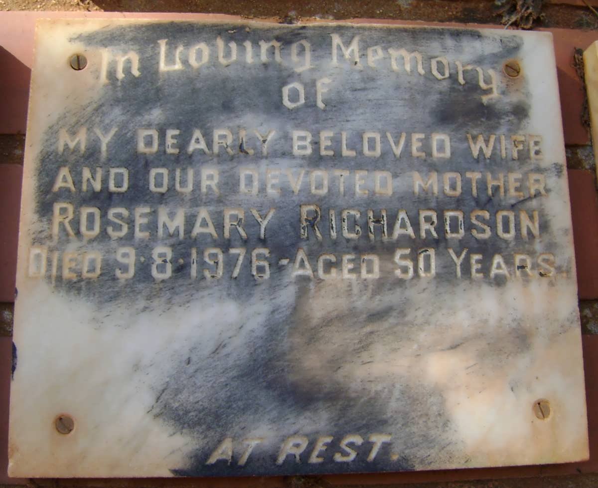 RICHARDSON Rosemary -1976