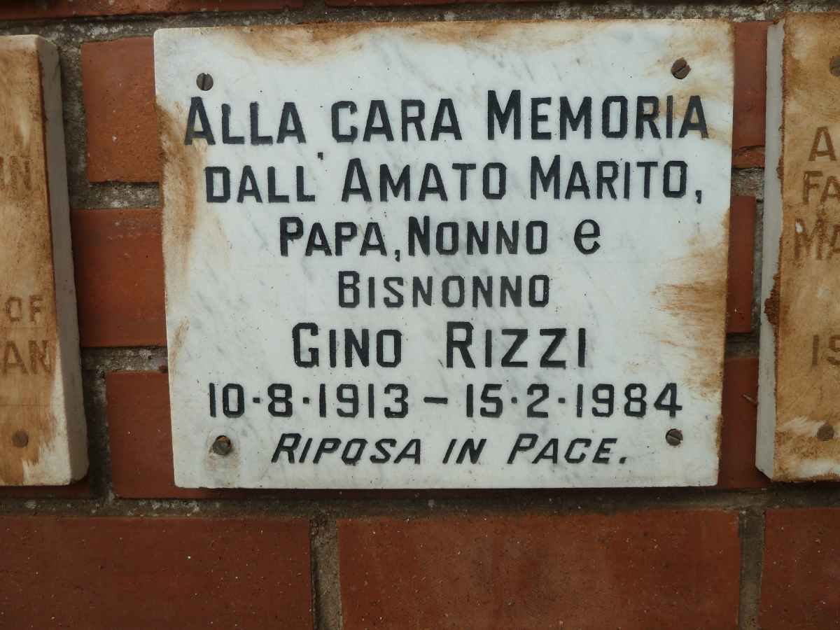 RIZZI Gino 1913-1984