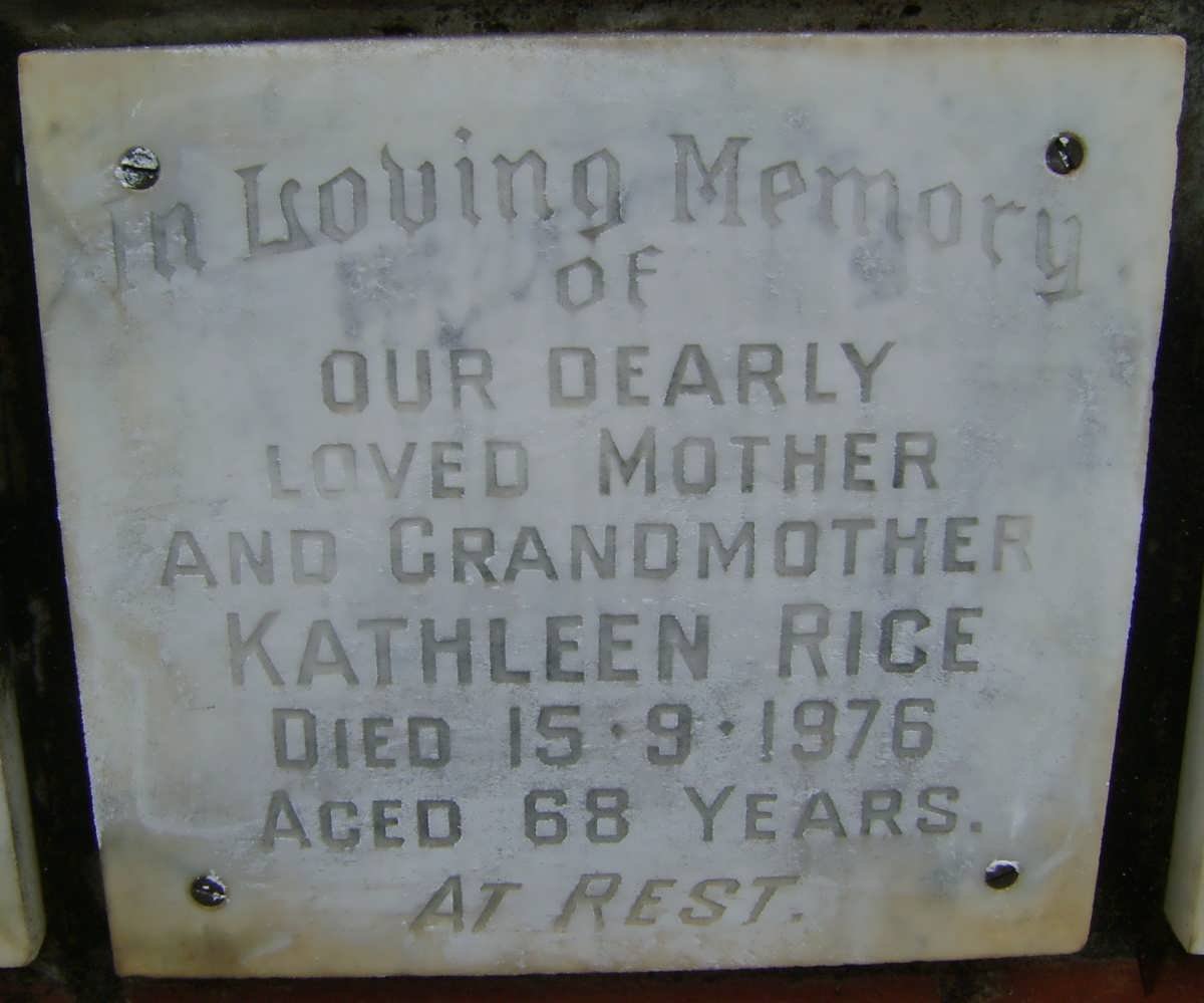 RICE Kathleen -1976