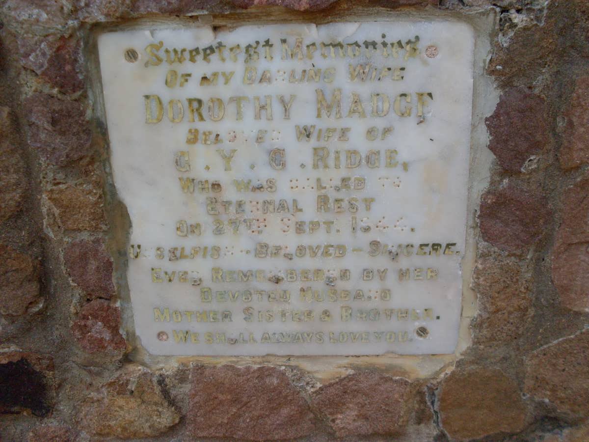 RIDGE Dorothy Madge -1944
