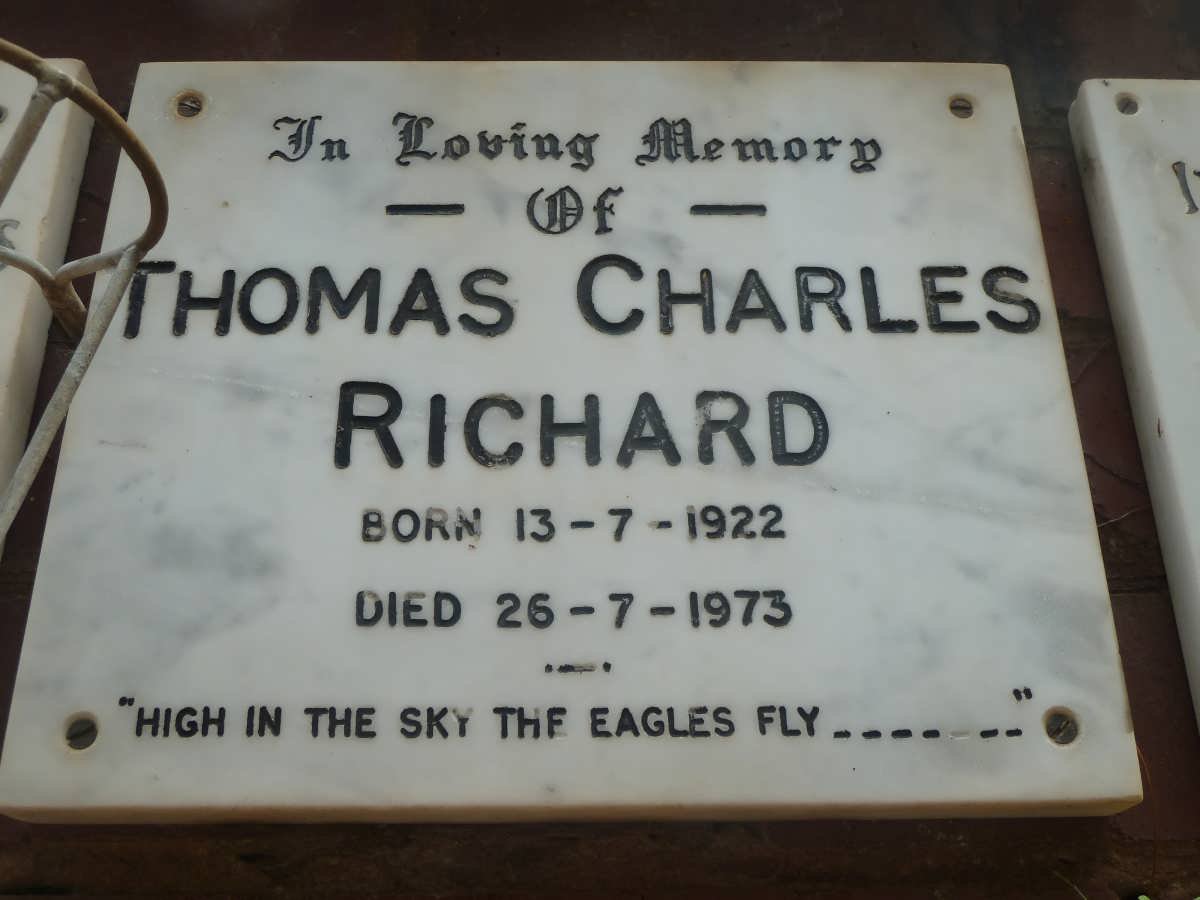 RICHARD Thomas Charles 1922-1973