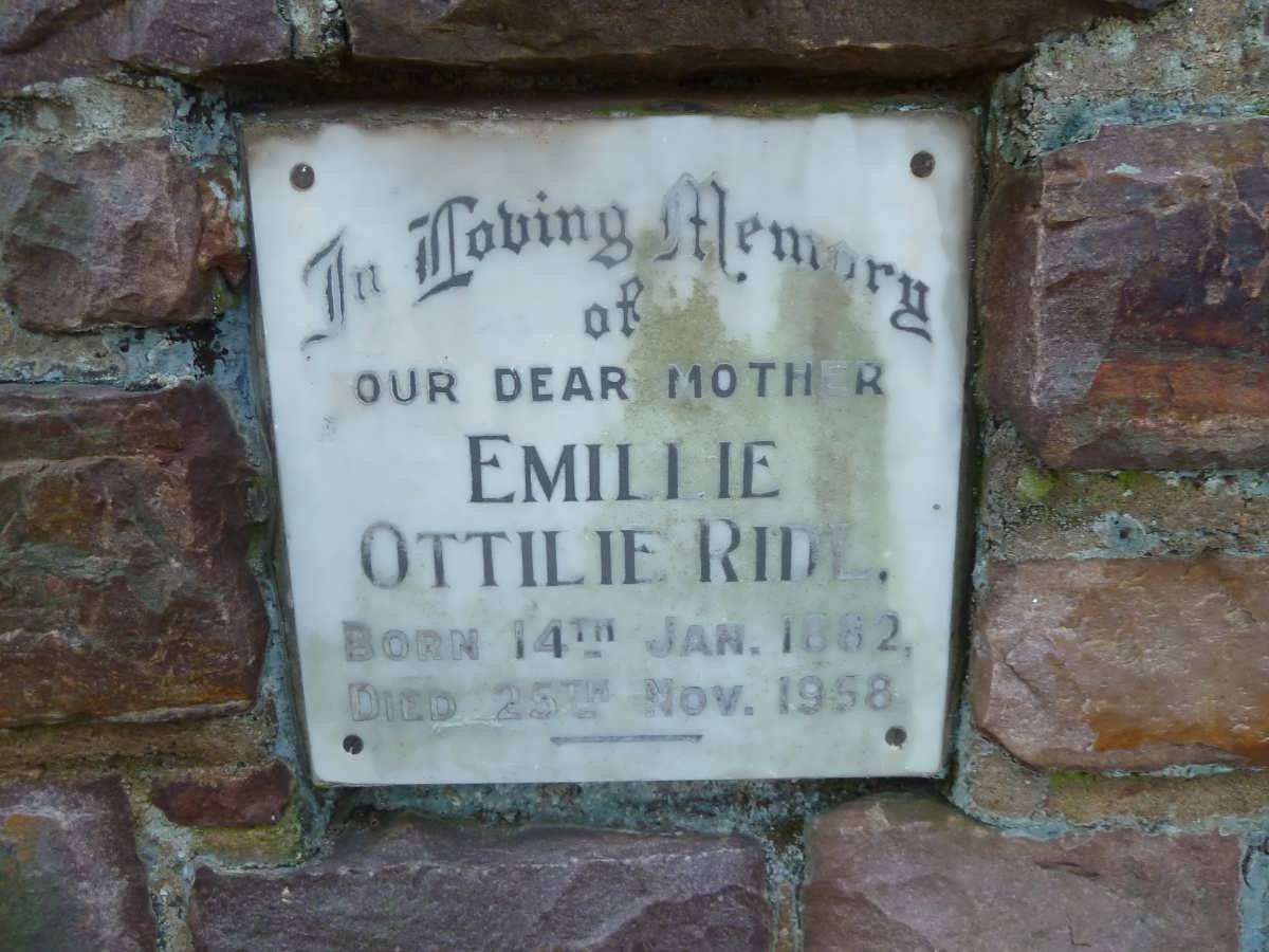 RIDL Emillie Ottilie 1882-1958