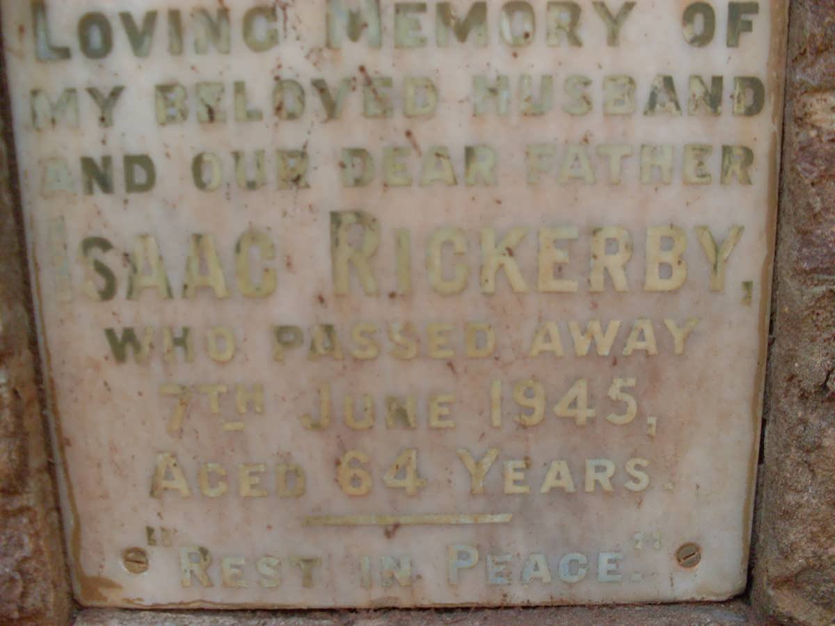 RICKERBY Isaac -1945