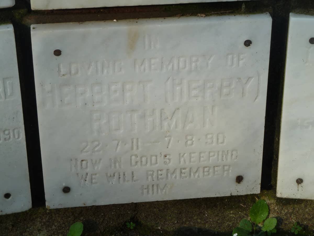 ROTHMAN Herbert 1911-1990