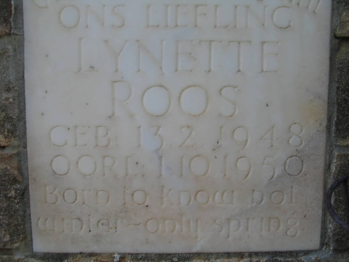ROOS Lynette 1948-1950