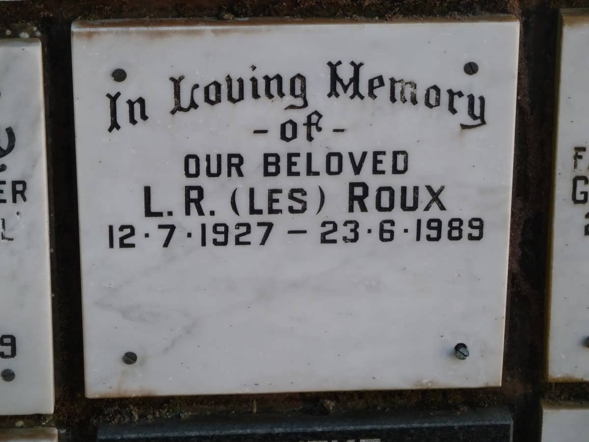 ROUX L.R. 1927-1989