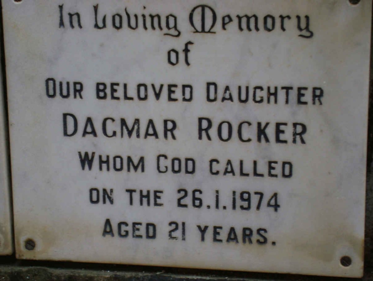ROCKER Dagmar -1974