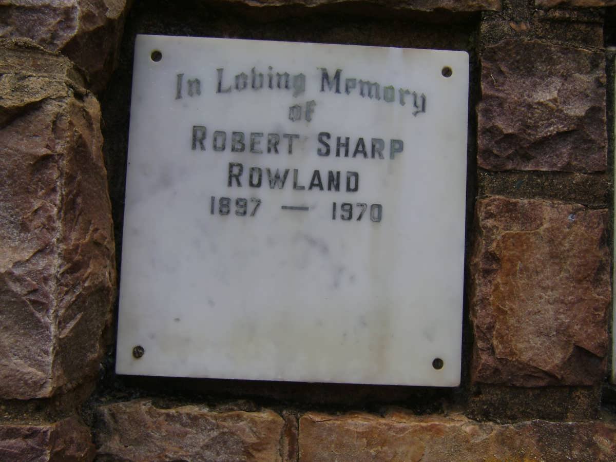 ROWLAND Robert Sharp 1897-1970