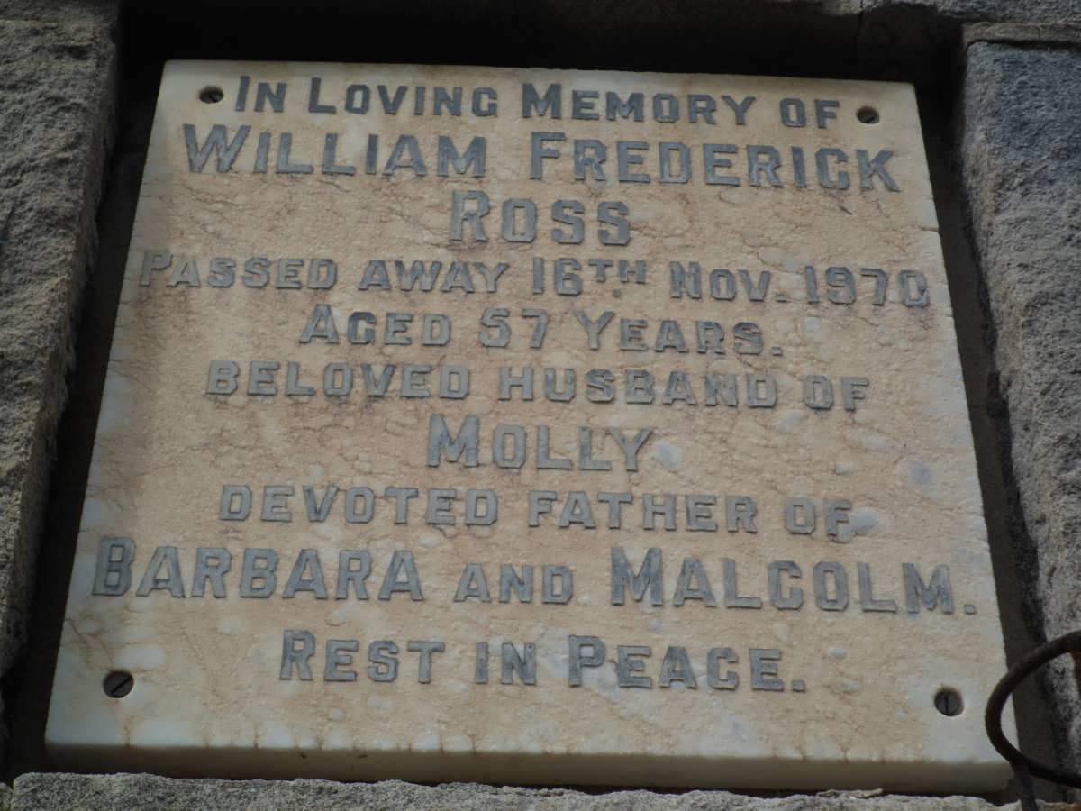ROSS William Frederick-1970