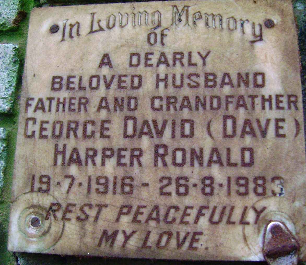 RONALD George David Harper 1916-1983