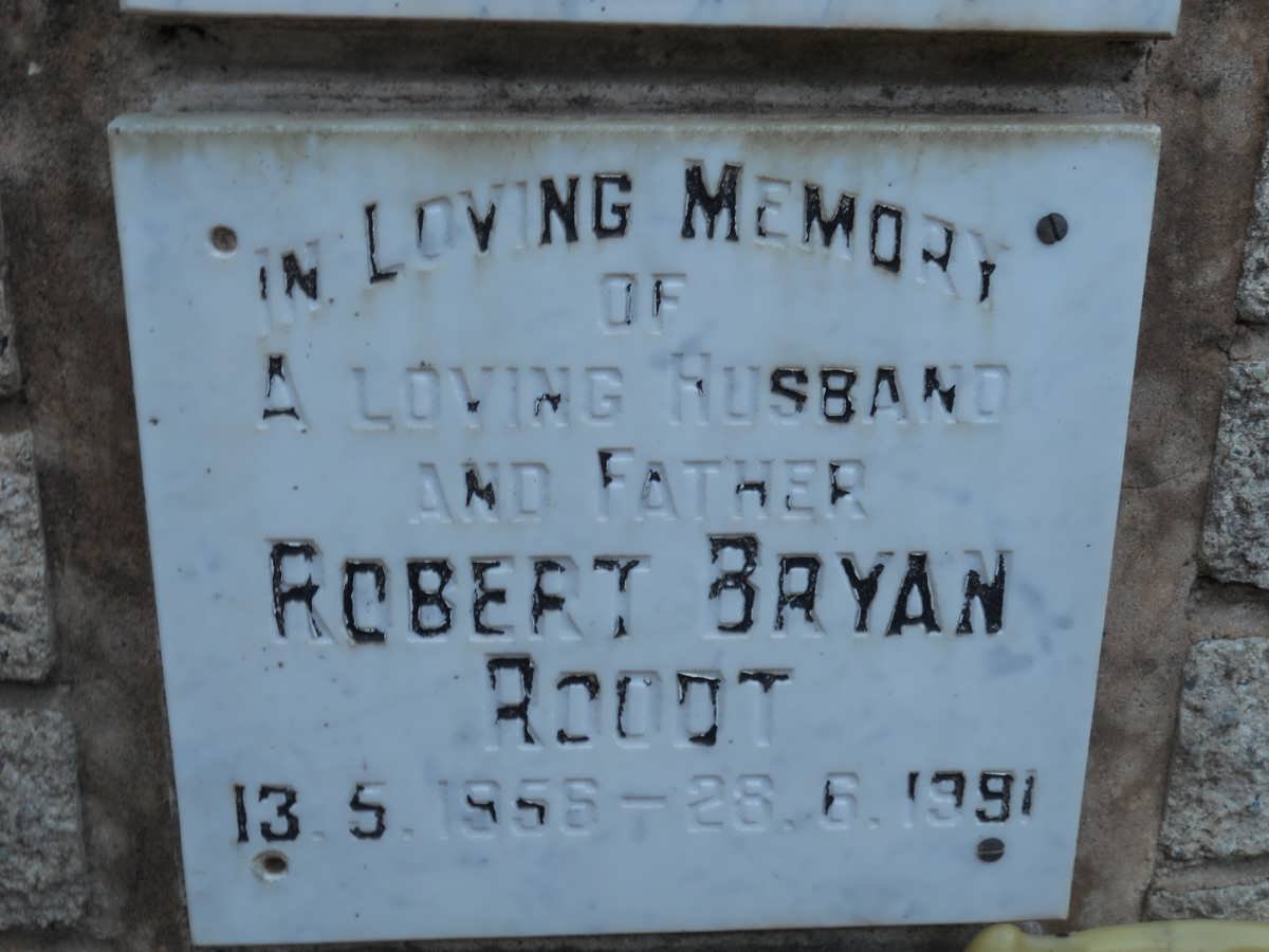 ROODT Robert Bryan 1956-1991