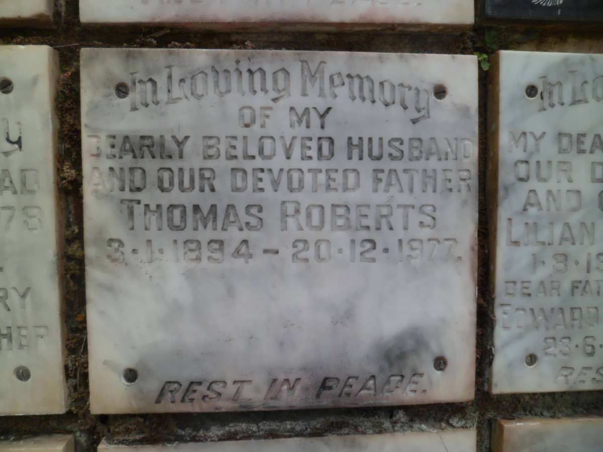 ROBERTS Thomas 1894-1977