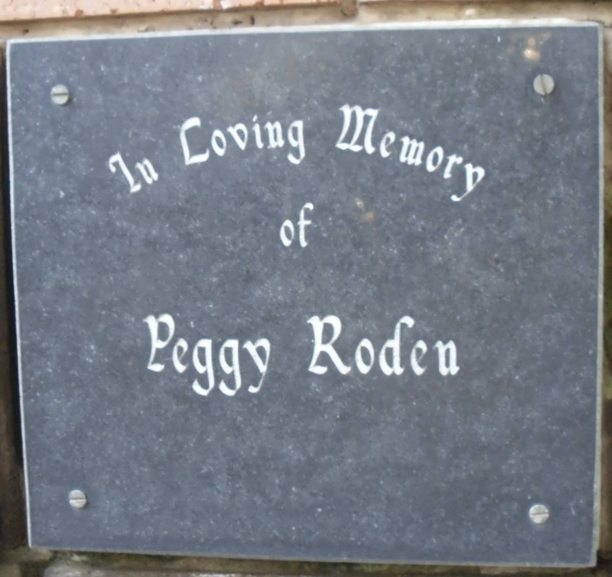 RODEN Peggy