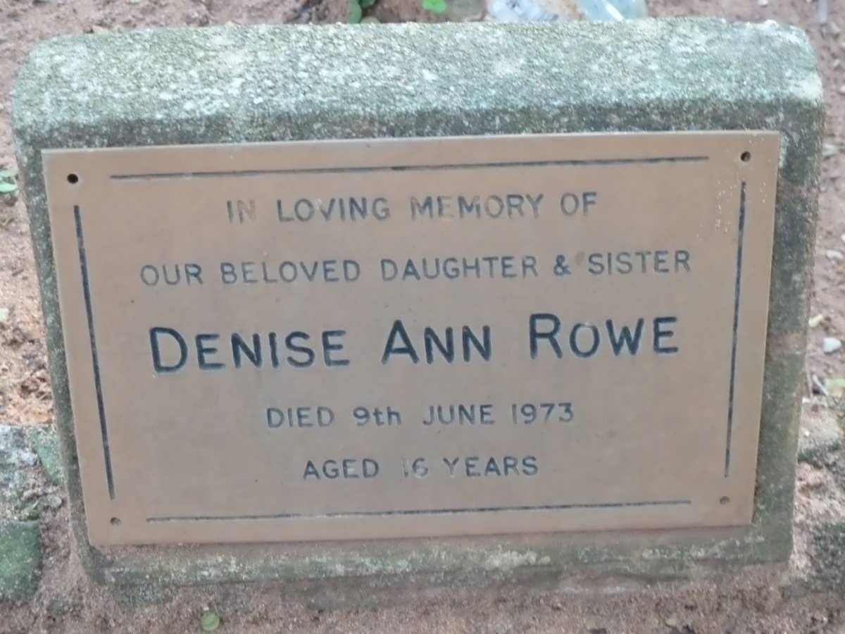 ROWE Denise Ann -1973