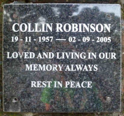 ROBINSON Collin 1957-2005