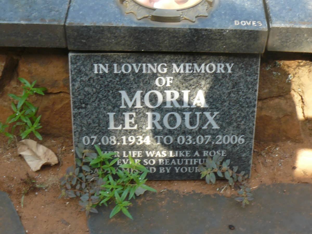 ROUX Moria, Le 1934-2006 