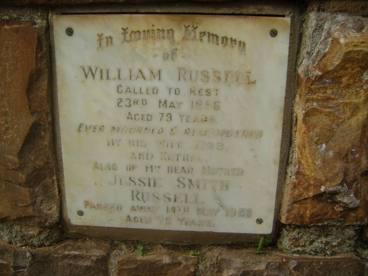 RUSSELL William -1956 &amp; Jessie SMITH -1959