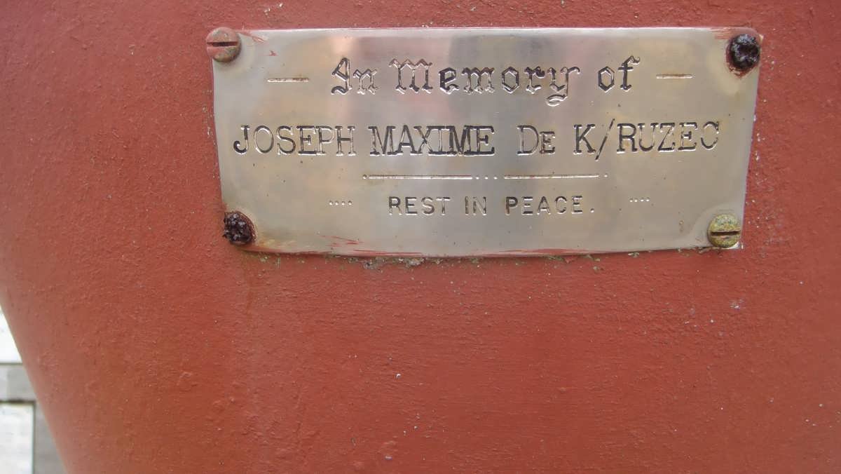 RUZEC Joseph Maxime, De K