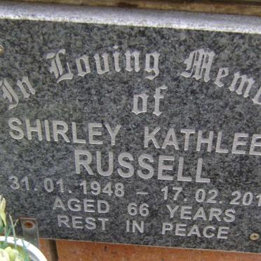 RUSSELL Shirley Kathleen 1948-2014