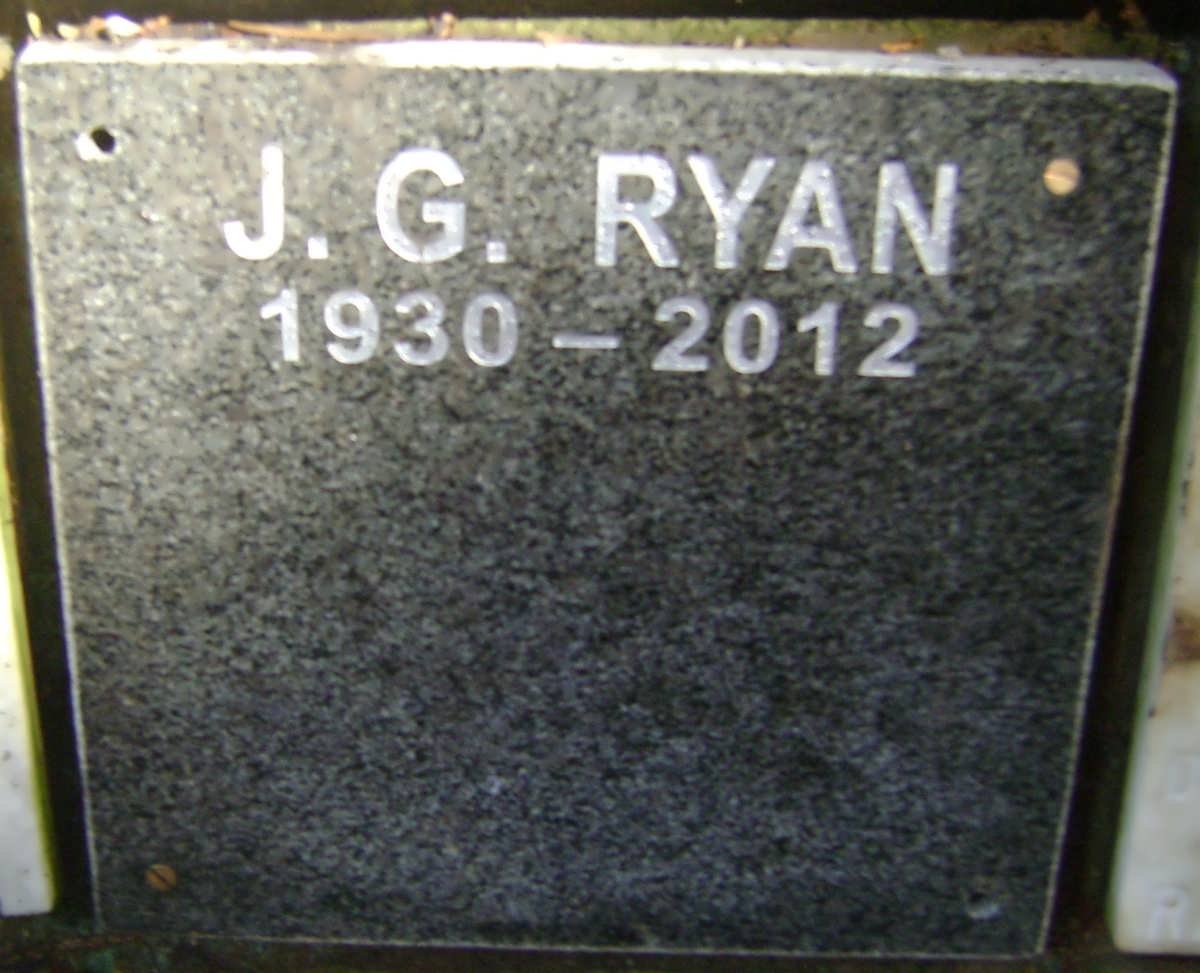 RYAN J.G. 1930-2012