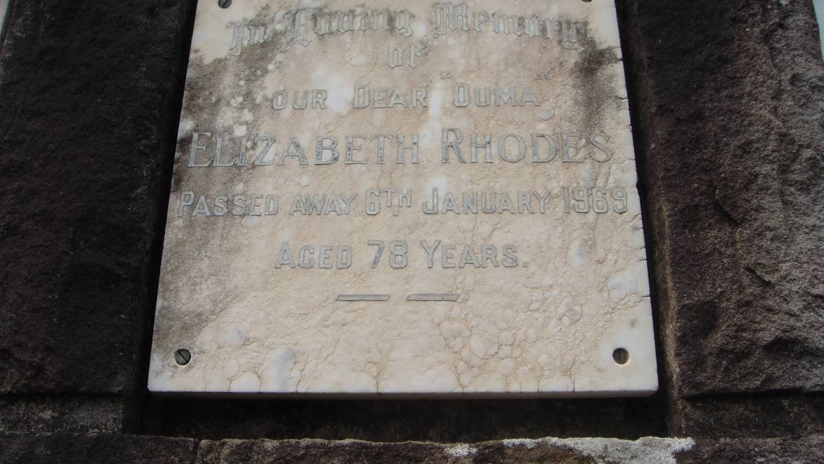 RHODES Elizabeth -1969