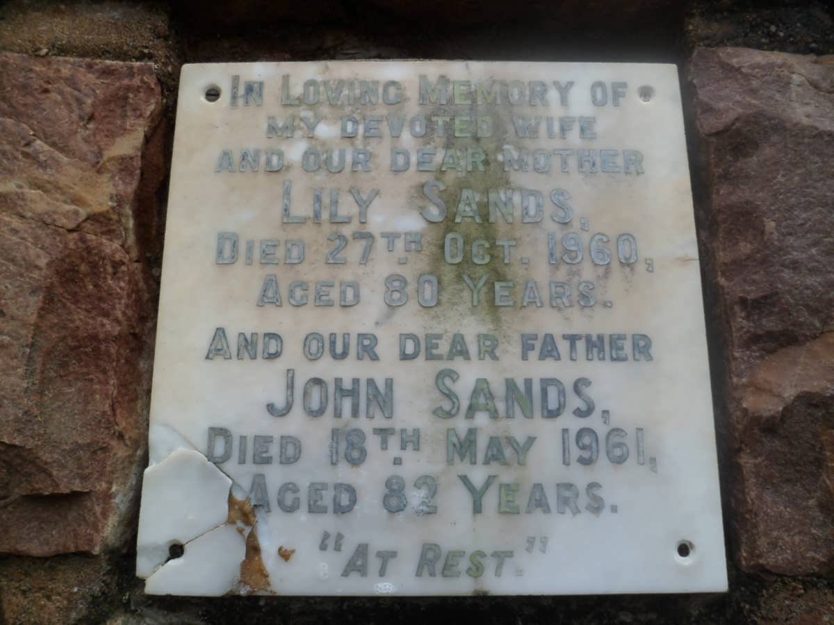 SANDS John -1961 &amp; Lily -1960