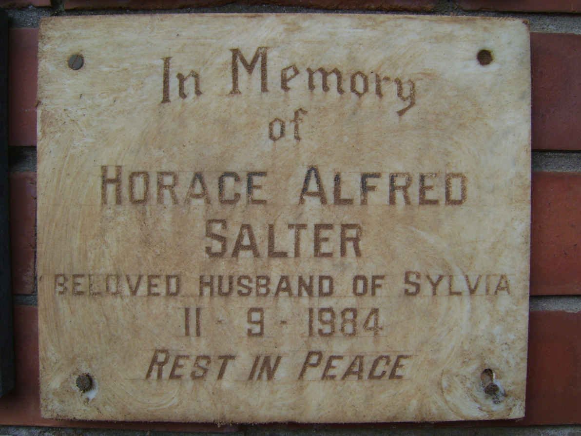 SALTER Horace Alfred -1984