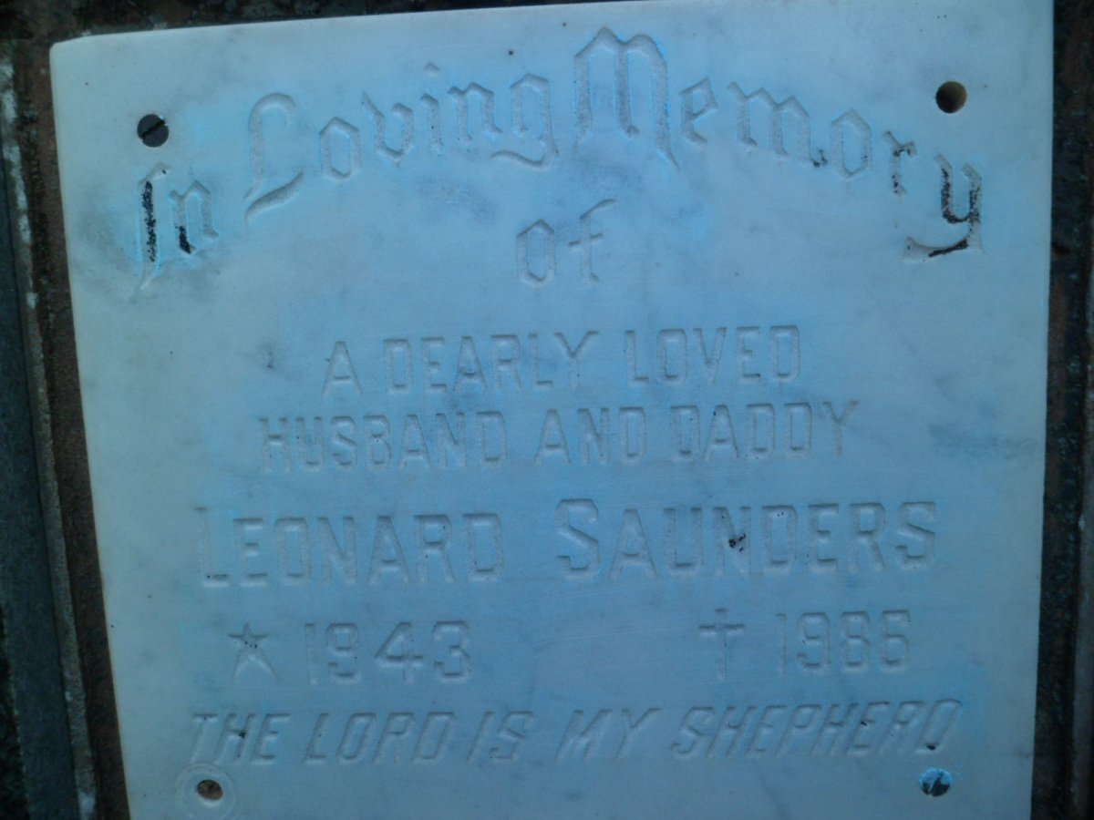 SAUNDERS Leonard 1943-1986