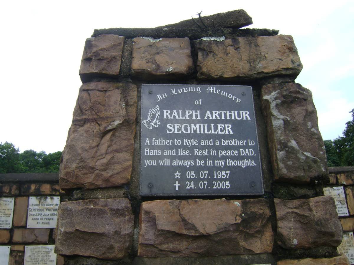 SEGMILLER Ralph Arthur 1957-2005