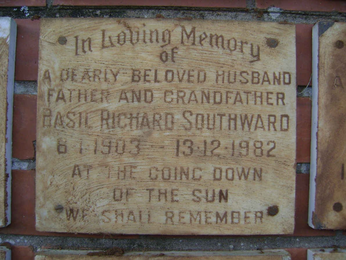 SOUTHWARD Basil Richard 1903-1982