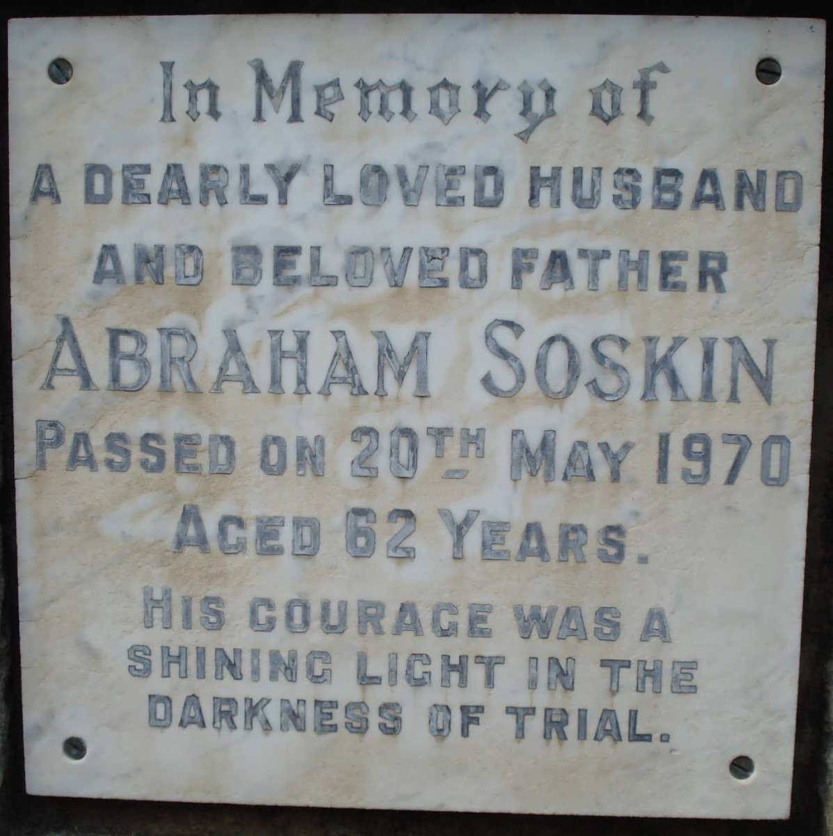 SOSKIN Abraham -1970