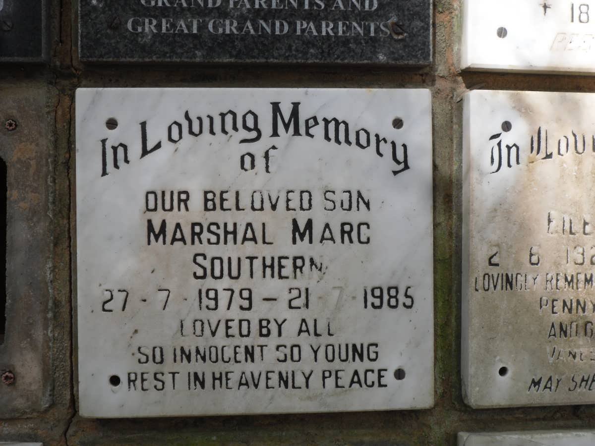 SOUTHERN Marshal Marc 1979-1985