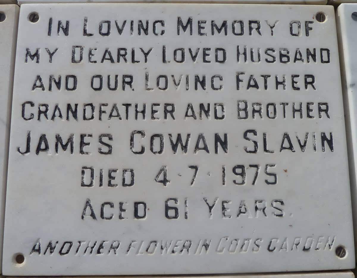 SLAVIN James Cowan -1975