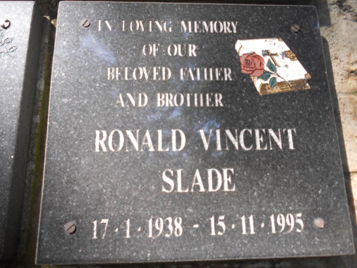 SLADE Ronald Vincent 1938-1995