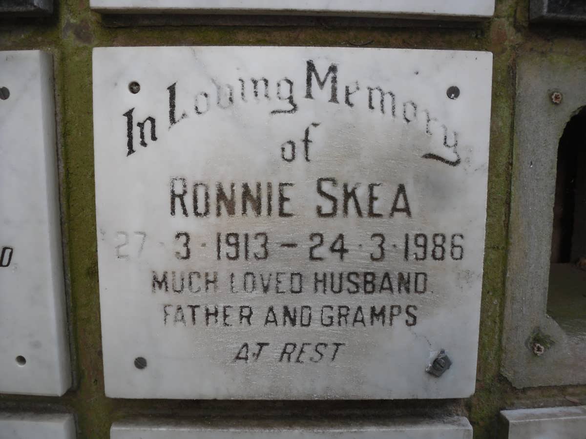 SKEA Ronnie 1913-1986