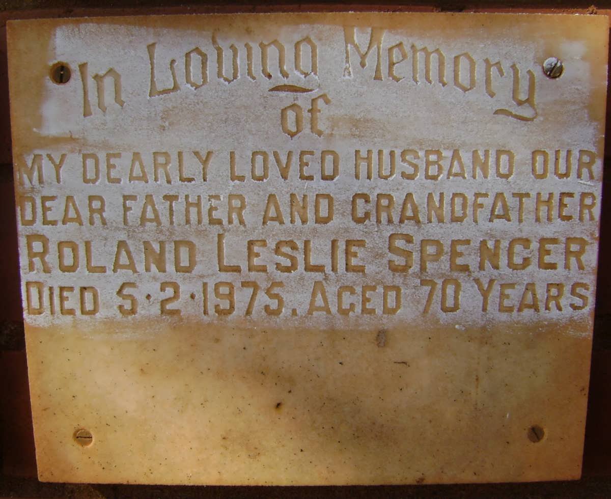 SPENCER Roland Leslie -1975