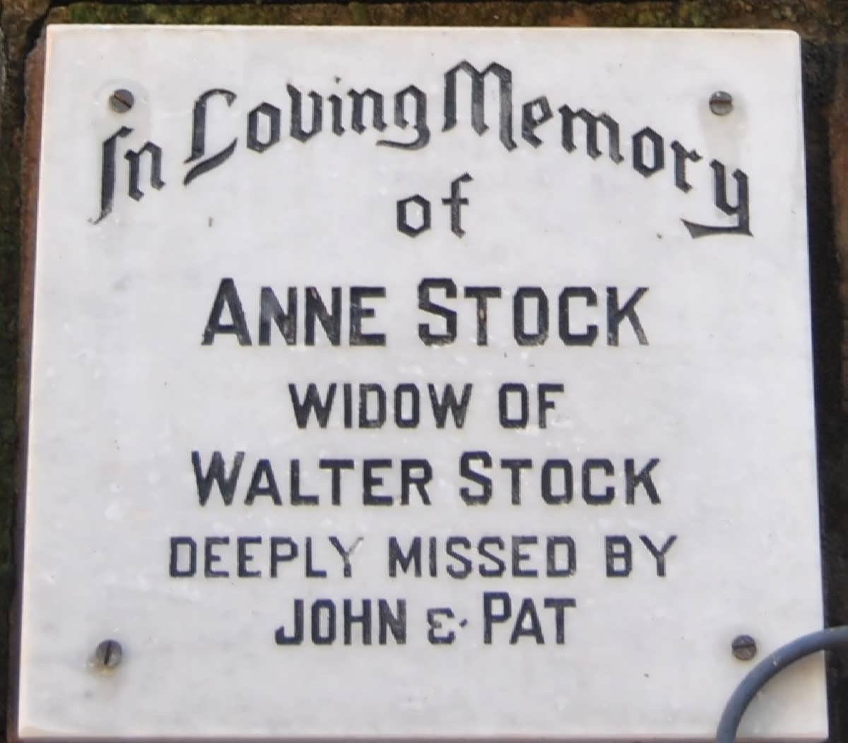 STOCK Anne