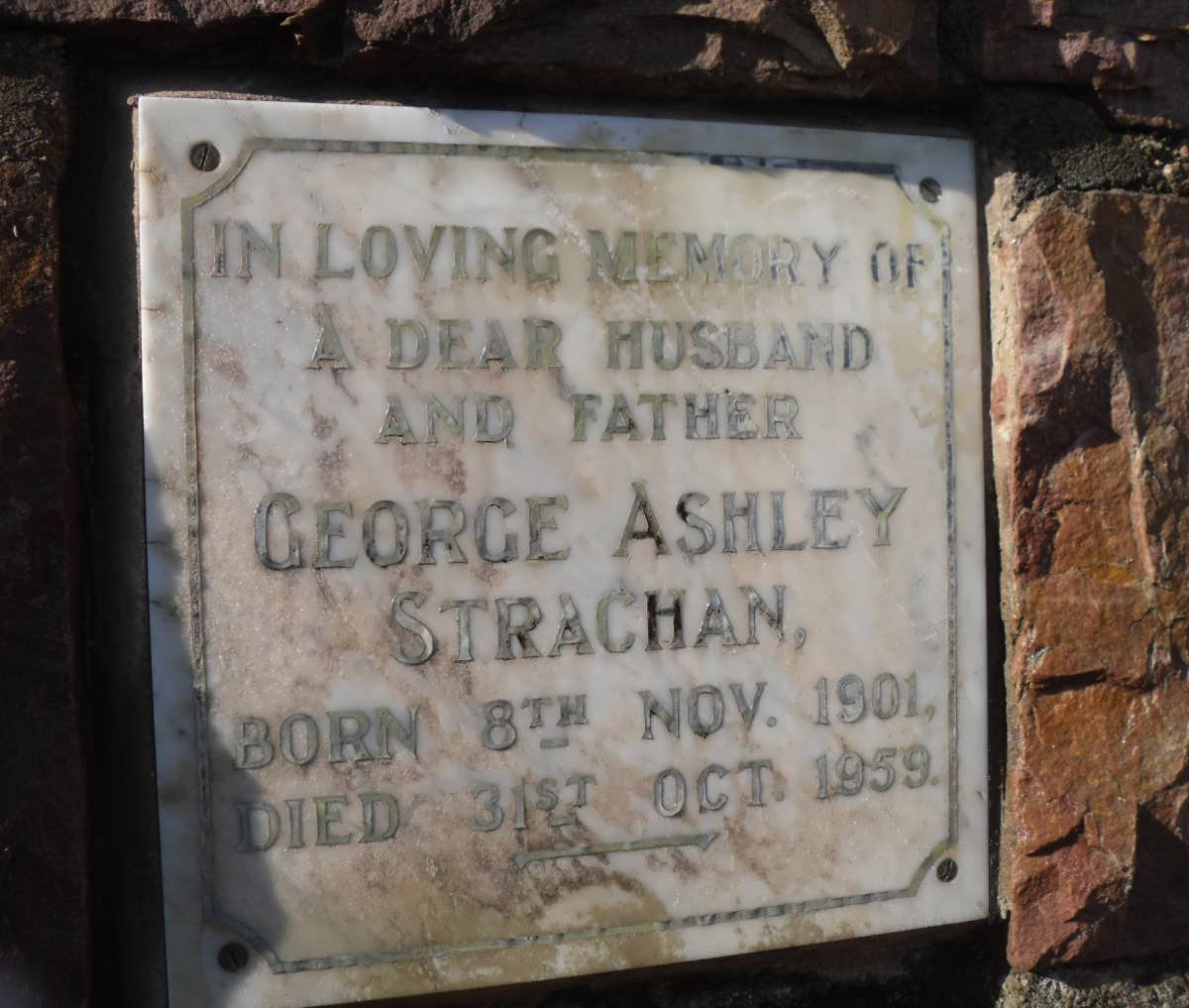 STRACHAN George Ashley 1901-1959