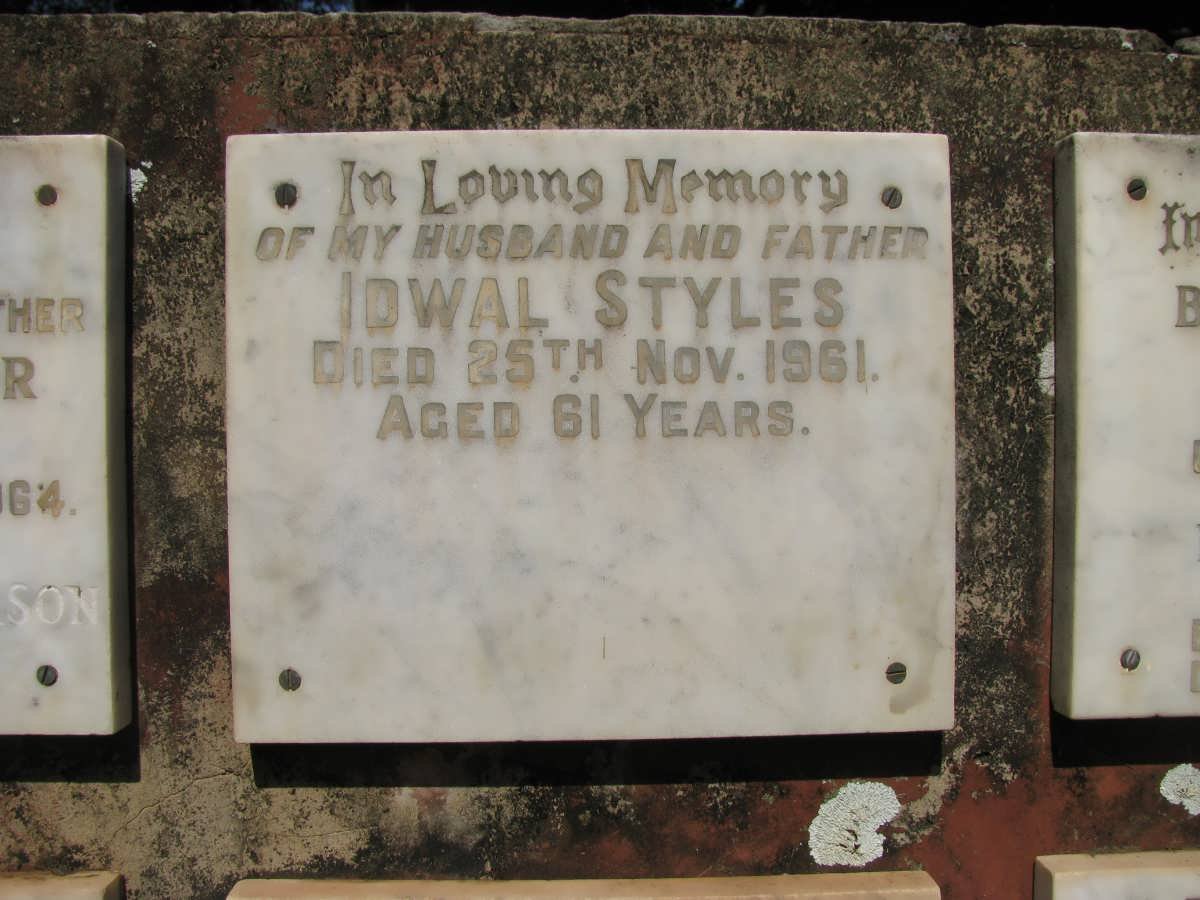 STYLES Idwal -1961