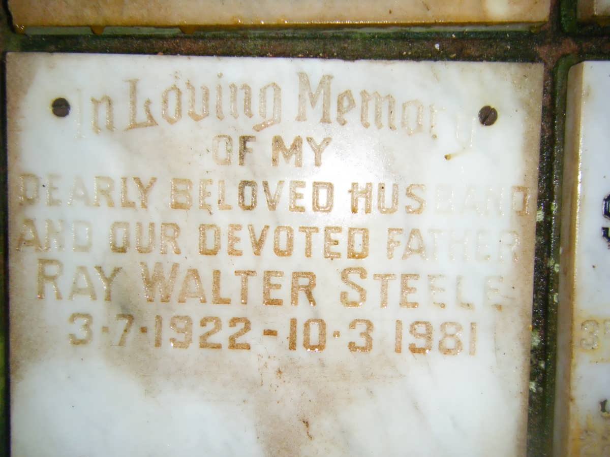 STEELE Ray Walter 1922-1981