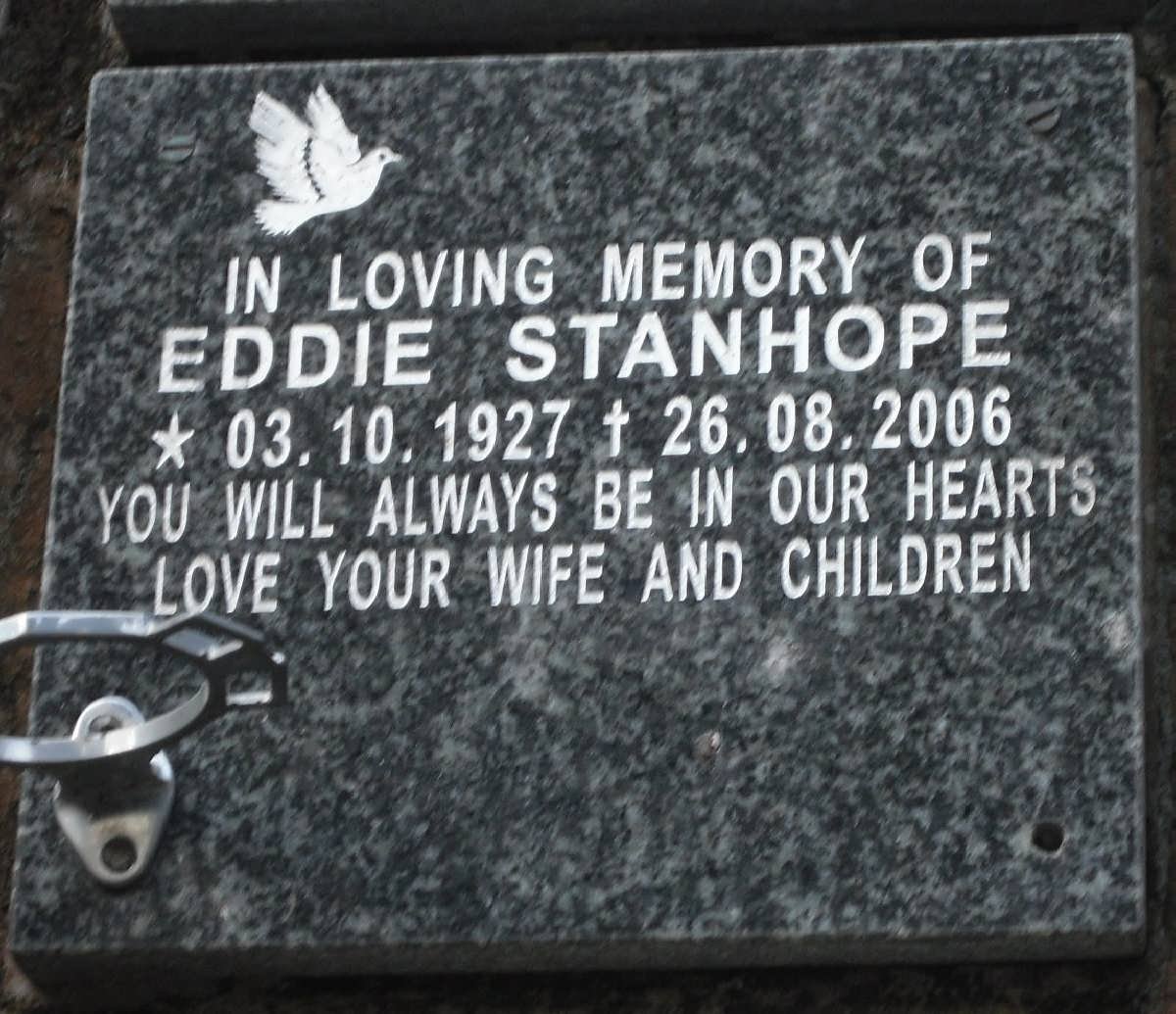 STANHOPE Eddie 1927-2006